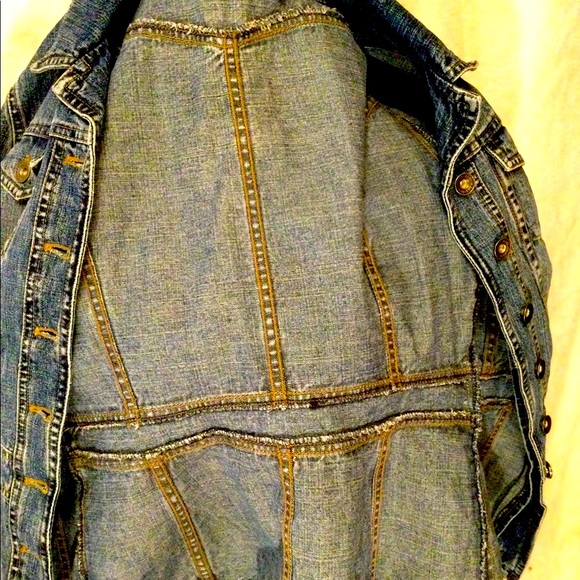DKNY STONE WASHED JEAN JACKET -RARE💜RETRO 1980’S- - Picture 11 of 12